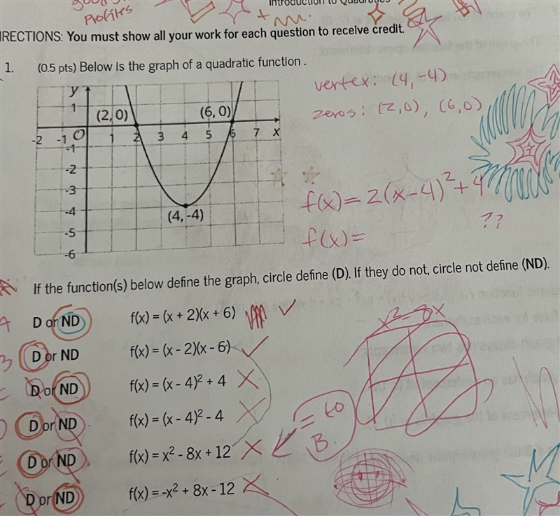 HELP PLEASE <3: quadratic functions, (image contains question) not too hard I'm-example-1