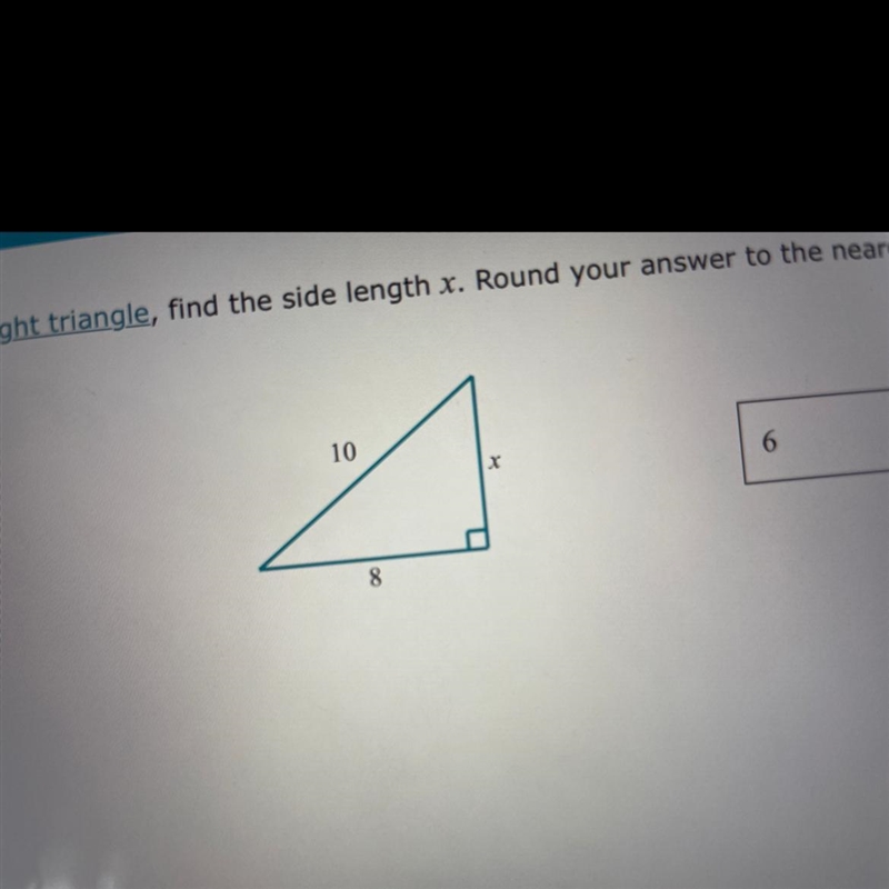 Find the side length x-example-1