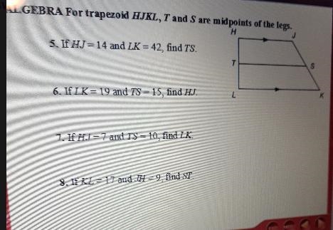 If 8 J equals 14 + l k equals 42 find TS-example-1