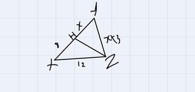 Fond the value of x and find the length of xy-example-1