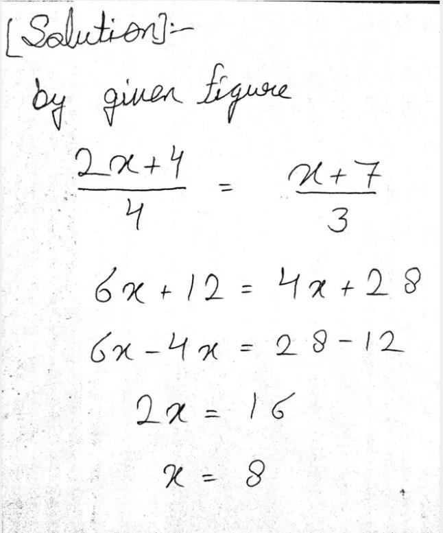 Solve for x . Show work and round to the nearest tenth if necessary-example-2