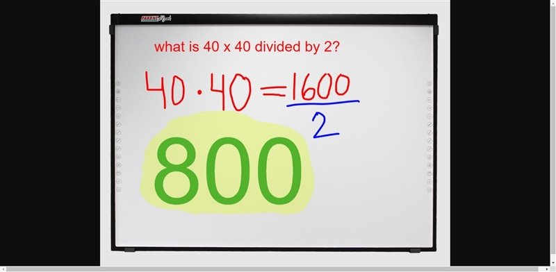 Vinsonm34stu I got banned question: what is 40 x 40 divided by 2? please help-example-1