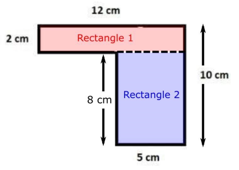 Find the area figer a 14 b 50 c 60 d 64-example-1