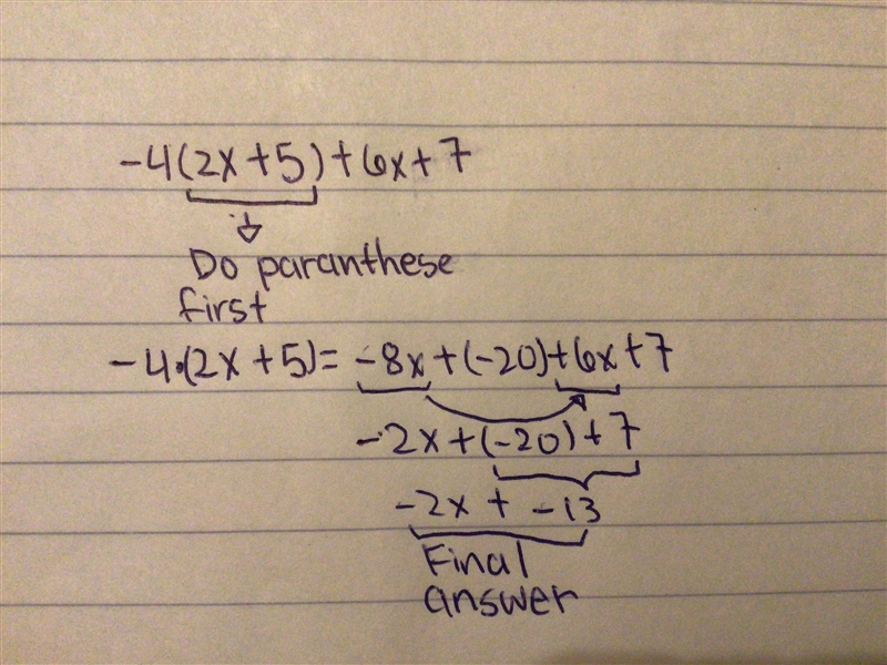 -4(2x+5)+6x+7 Please help me please help-example-1