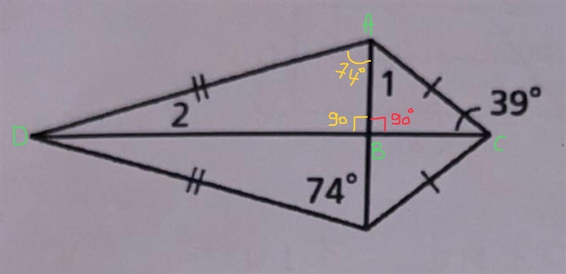 Find the measure of each numbered angle.-example-1