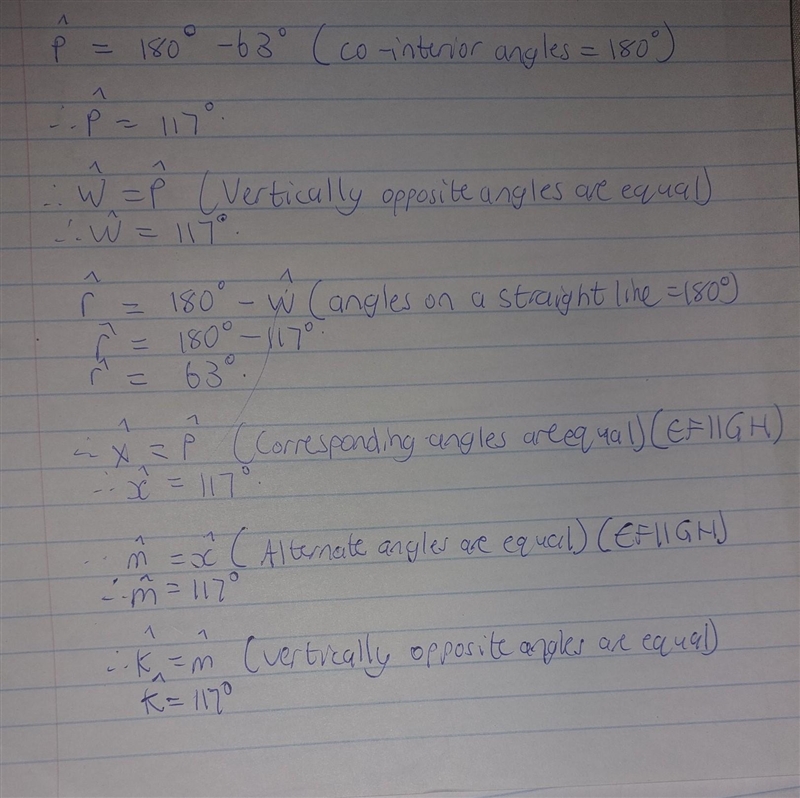 ABCD and EFII GĦ. Use the figure above to find the value of each angle. Give an explanation-example-2