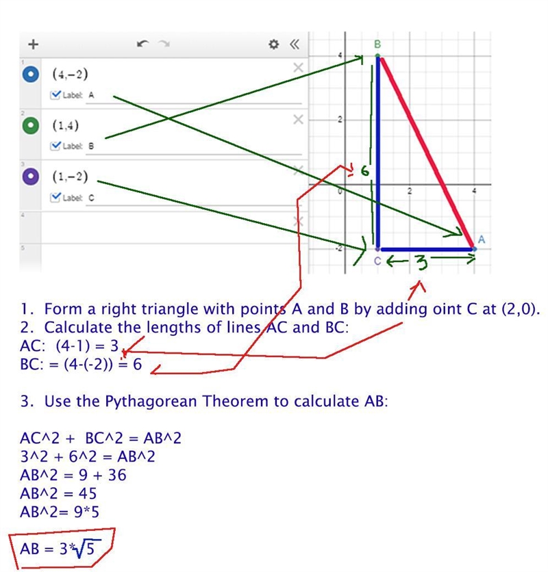 HELPPPPPPP HELPPPP Find the distance between the two points in simplest radical form-example-1