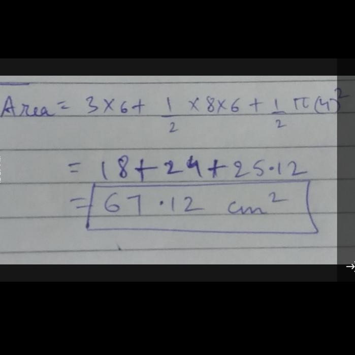 this composite figure is made up of three similar shapes. what is the area of the-example-1