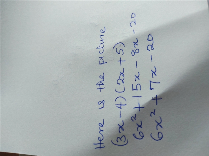 Multiply and combine like terms to determine the product of these polynomials. (3x-example-1