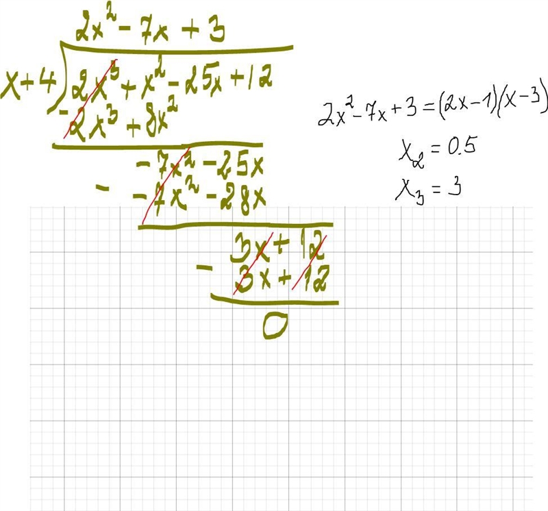 It is given a polynomial f(x) = 2x³ + ax² - bx + 12, where a and b are constants. When-example-1