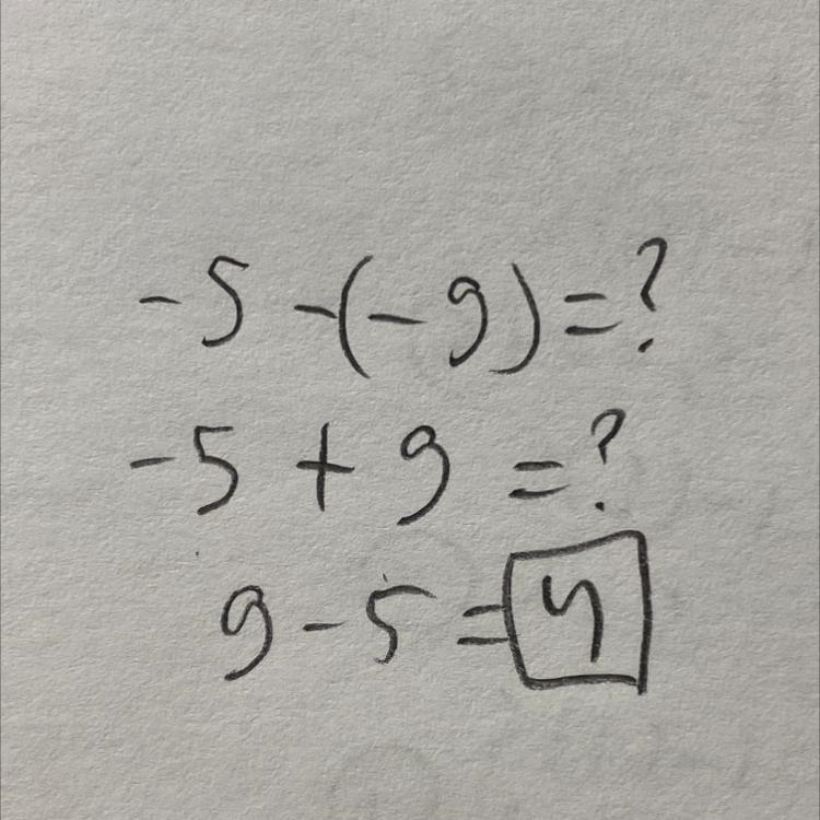 -5-(-9)=￼? Please help again I’m doing a test and I can’t give points help a brother-example-1