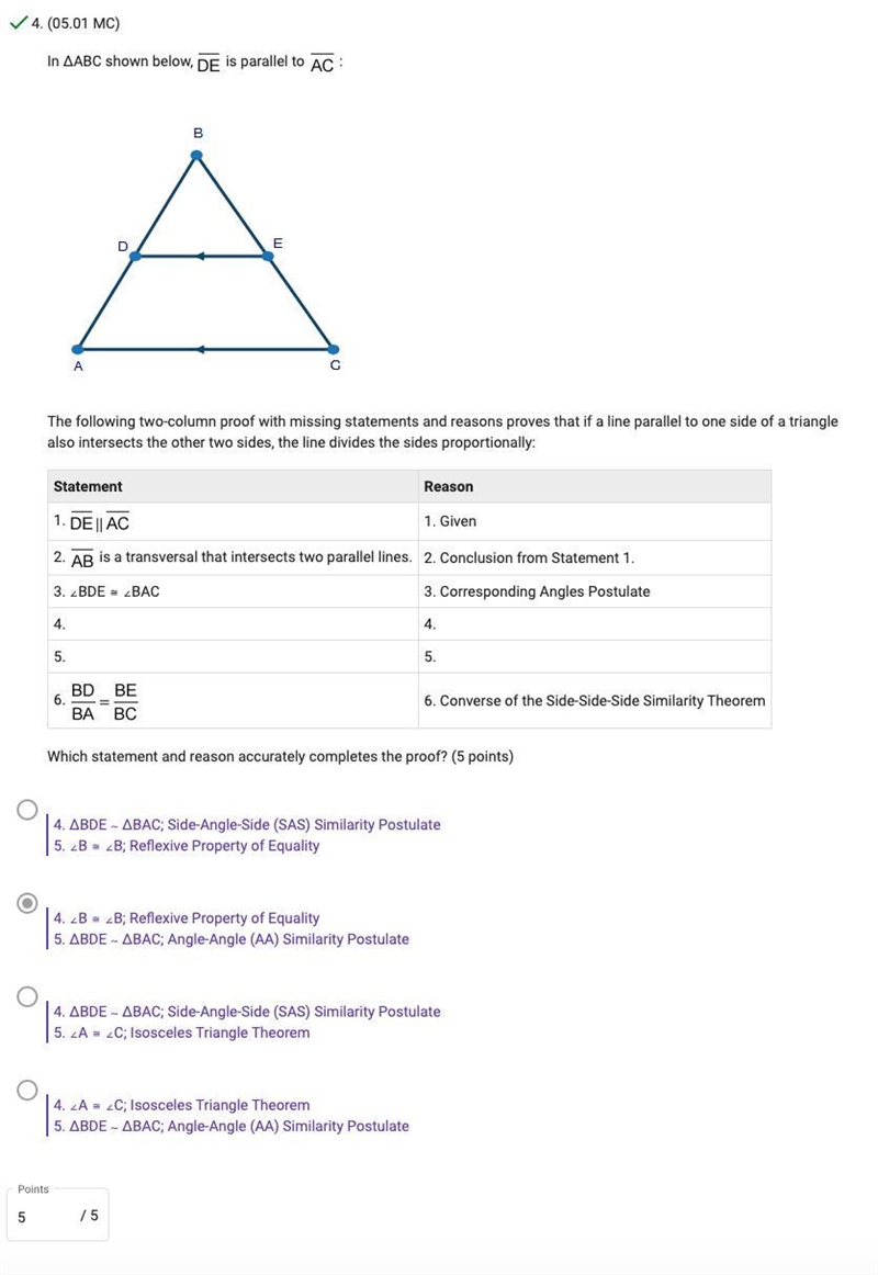 The following two-column proof with missing statements and reasons proves that if-example-1