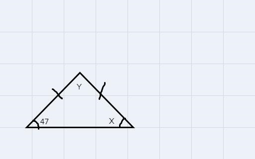 Jacquelyn wants to see a piece of fabric into a scarf in the shape of an isosceles-example-1