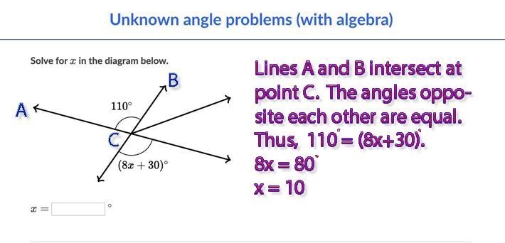 Help Solve for x in the diagram below.-example-1