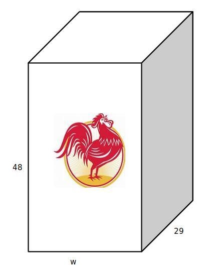 Find the width of a cereal box that has a volume of 5,568 cm3 and is 29 cm long and-example-1