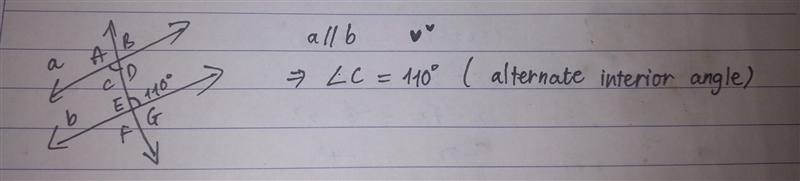 Give the measure of angle C. 20° 180° 70° 110°​-example-1