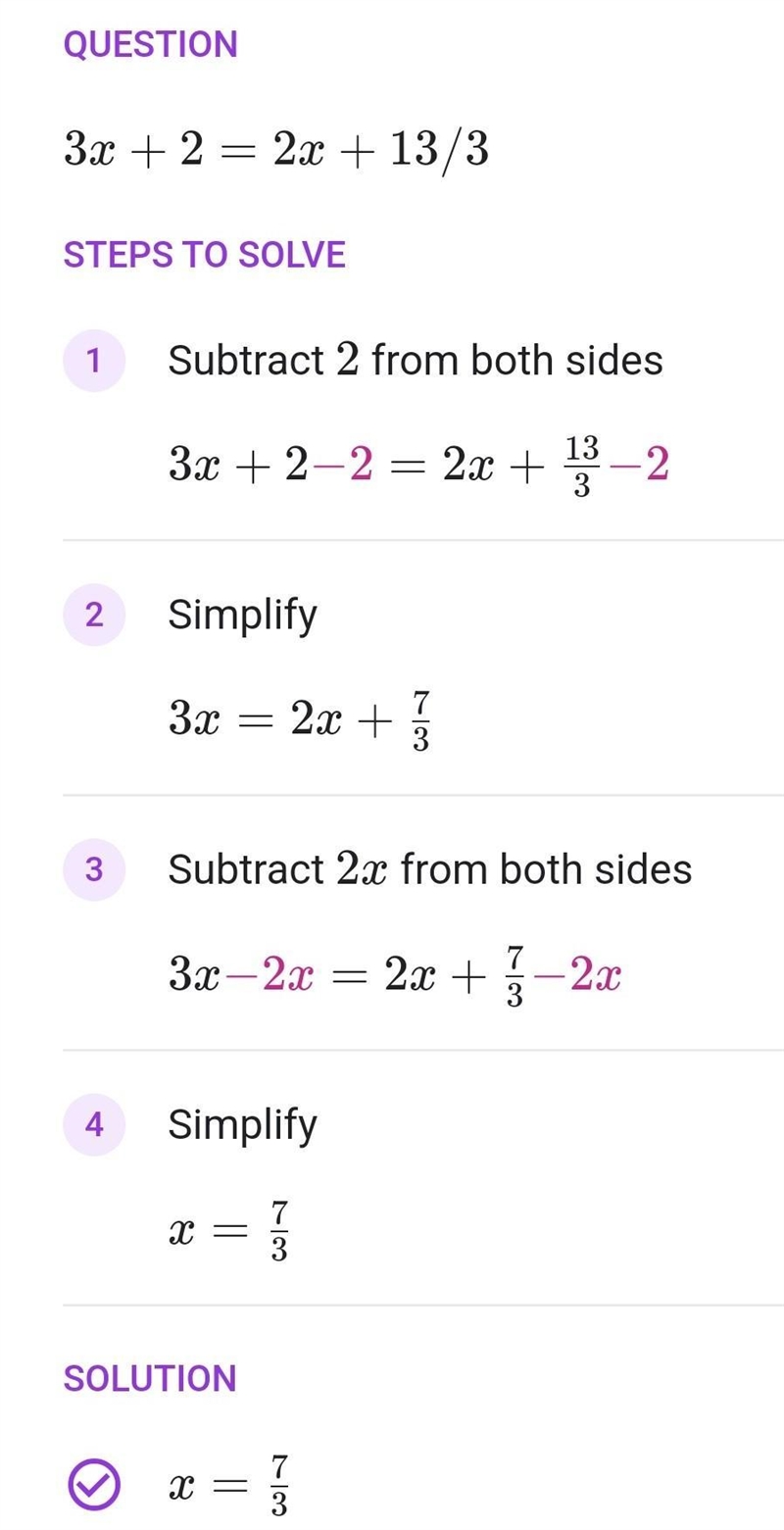 3x+2=2x +13 divided by 3-example-1