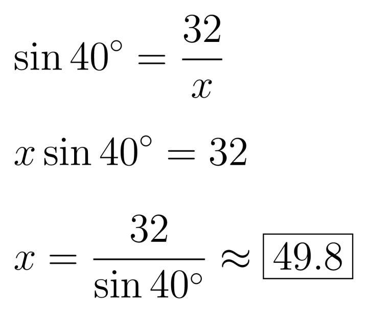 I need help this question says solve for x. Round to the nearest tenth, if necessary-example-1