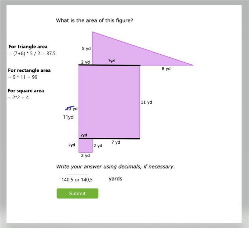 What is the area of this figure?-example-1