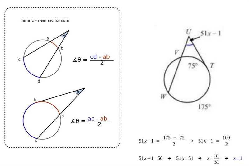 Solve for x and find the m∠TUV Show your equation and work.-example-1