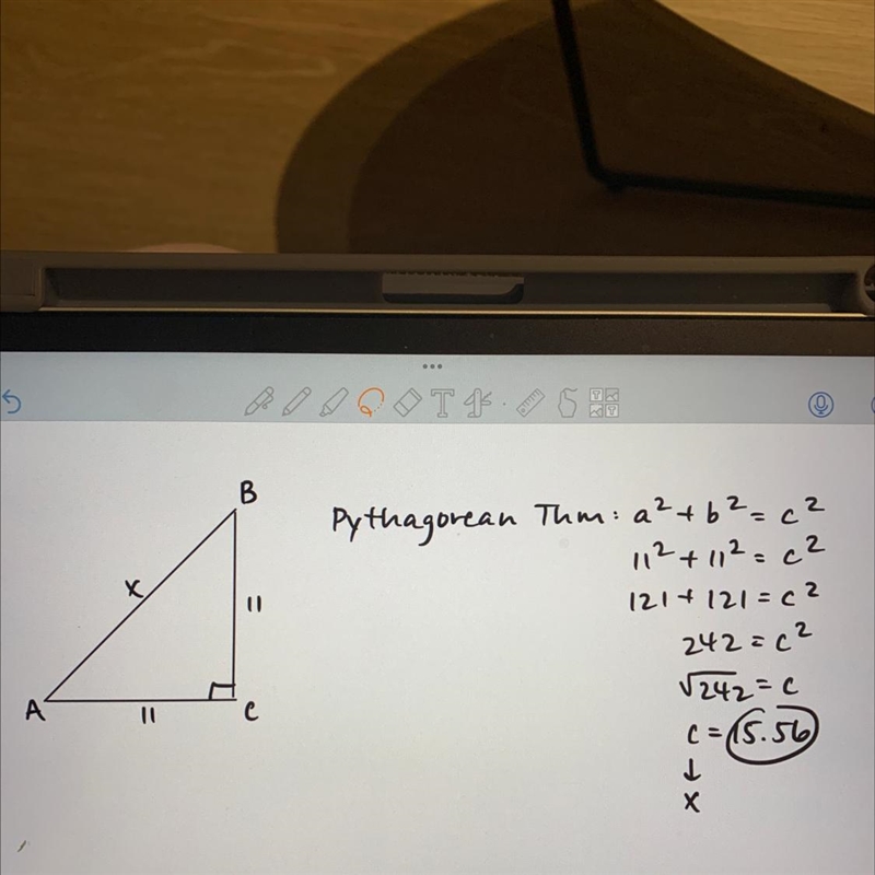 What does x equal????-example-1