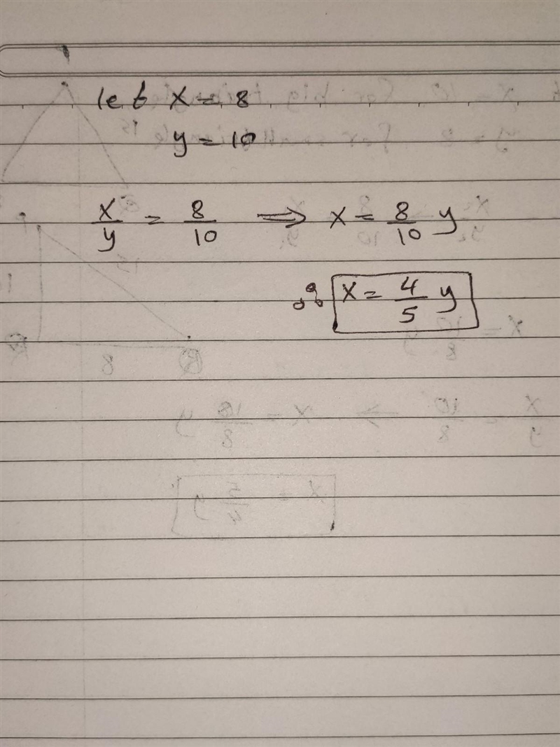 The triangle on the right is a scaled copy of the triangle on the left. Identify the-example-1