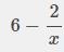 Simplify: (5/x+2)-(7/x-4) A: (-2x-34)/((x^2)-2x-8) B: (-2)/((x^2)-2x-8) C: (-2x-6)/((x-example-1