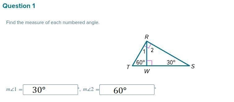 I need help on question 1 !! geometry :)-example-1