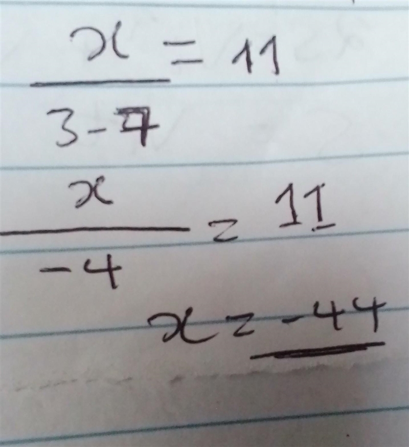 Justify each step. x/3-7=11-example-1