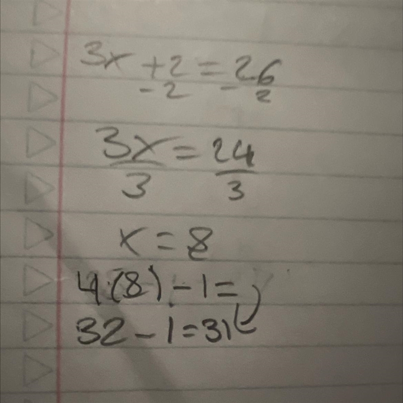 Determining a Segment Length how do i solve 4x-1-example-1