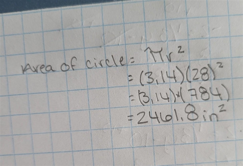 Use 3.14 for pi. ROUND FINAL ANSWER TO TENTHS!-example-1