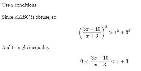 In Triangle ABC, the angle ∠ABC is an obtuse angle. The Side AB is 1cm, and the side-example-1