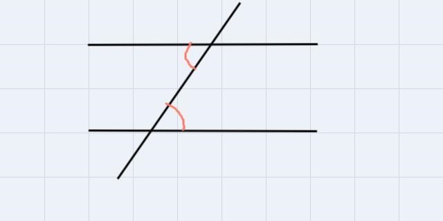 When a transversal crosses parallel lines, the alternate interior angles are ___?-example-1