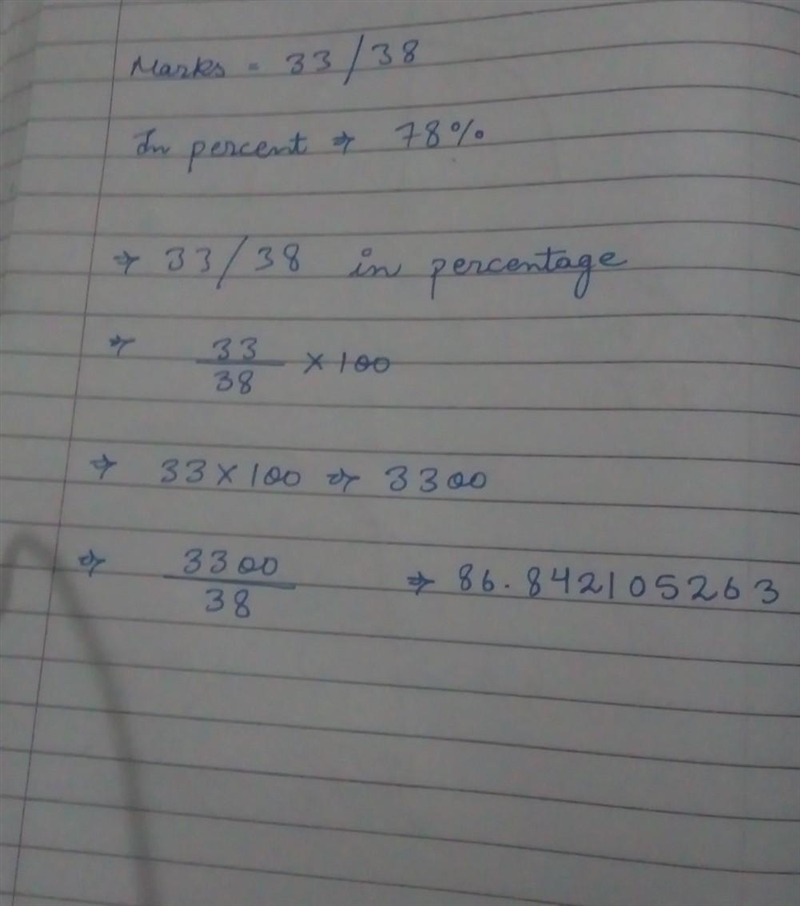 You just received your final exam score from your teacher. At the top of an exam, it-example-1