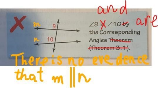 13.ERROR ANALYSIS Describe and correct the error in the student's reasoning.-example-1