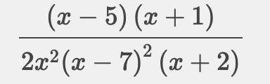 5) Simplify the expression and identify any restrictions on x. ​-example-1