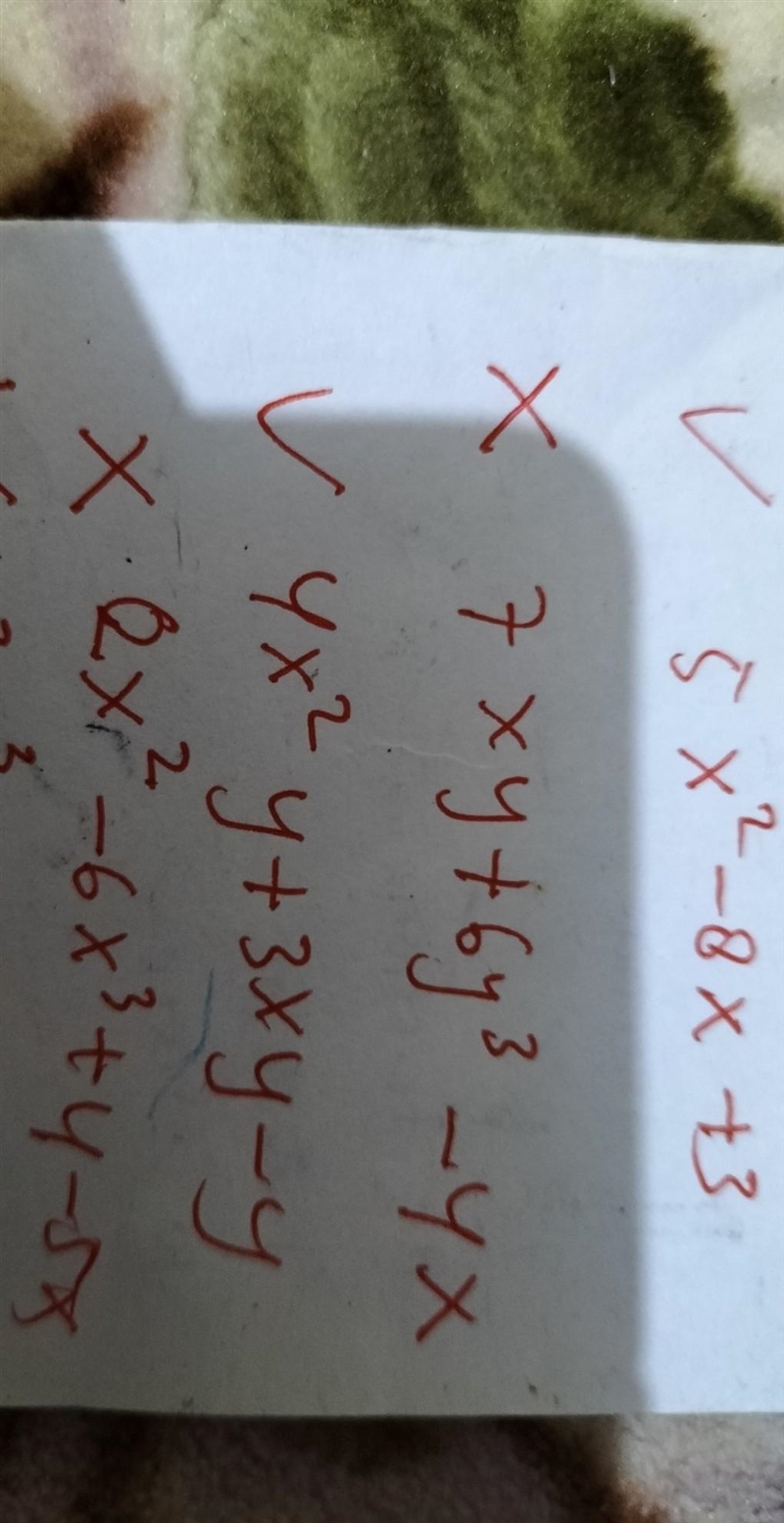 Select ALL polynomials that are in standard form. Please help-example-1