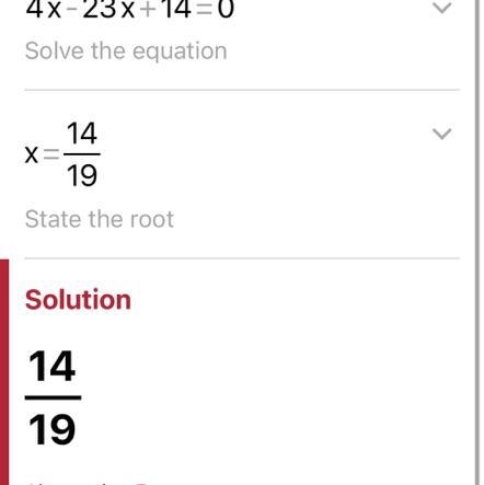 X = [?] 4x-2 3x + 14-example-1