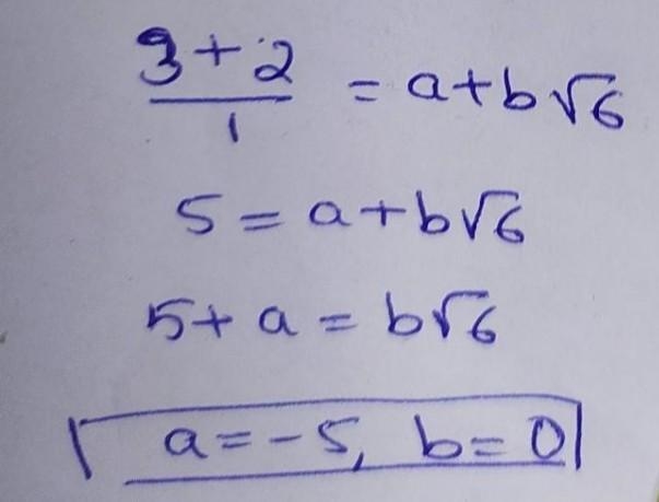 1 . If x = 3+2√2, then find the value of x- 1-x 2. Find the value of a and b if √3-√2/√3+√2= a-example-2