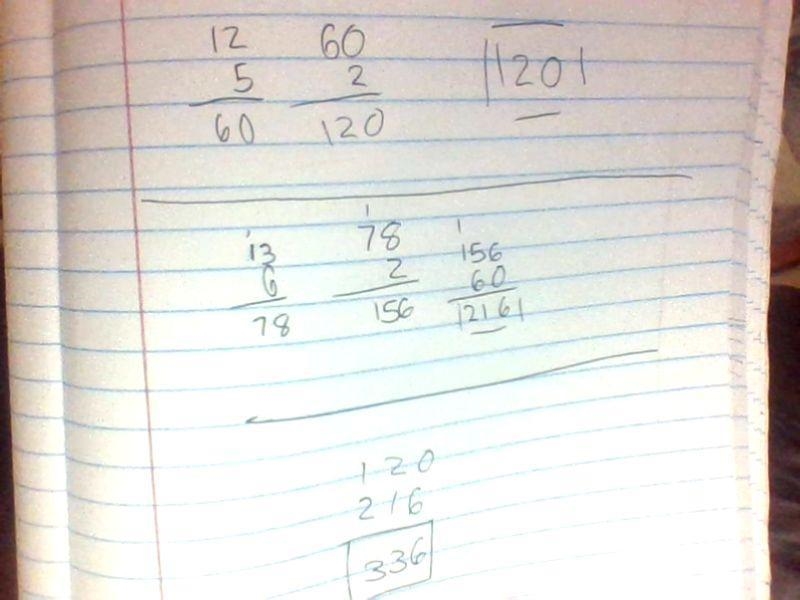 The surface area? A - 216 B - 336 C - 438-example-1