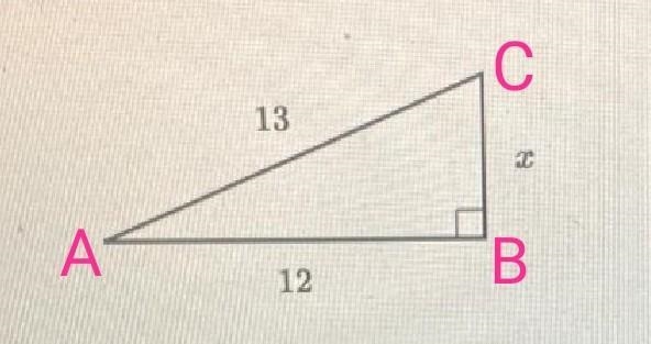 Find the value of X In the triangle below-example-1