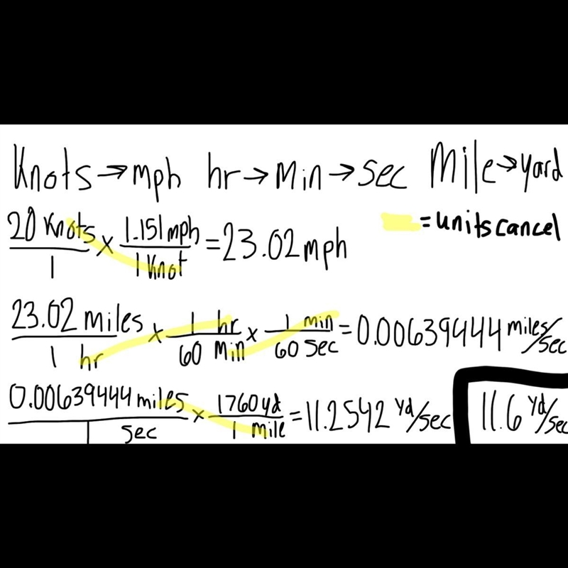 Please give a good explanation! Ty A cruise ship is traveling at a speed of 20 knots-example-1