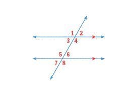 If m<1 = 40 degrees , what is m<2 m<3 and m<5-example-1