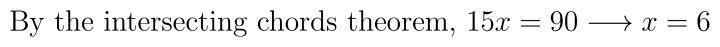 When given the set of variables, solve for X-example-1