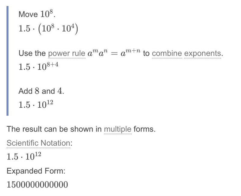 6.0 x 10^4 ÷ 4.0 x 10^8 Scientific Notation Please​-example-1