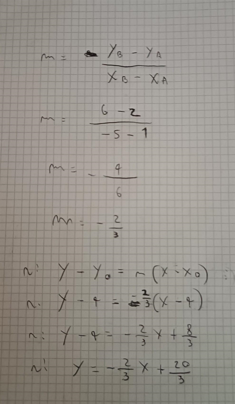 Please help!! The equation of the line that goes through the point (4, 4) and is parallel-example-1