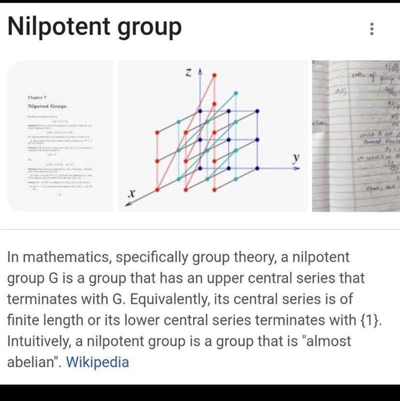 What are Nilpotent groups?-example-1