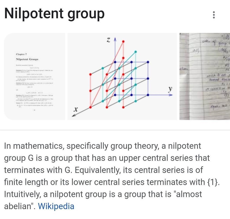 What are Nilpotent groups?-example-1