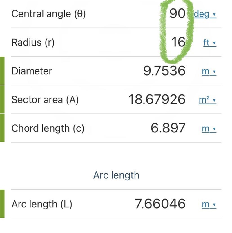 Find the length of the arc.-example-1