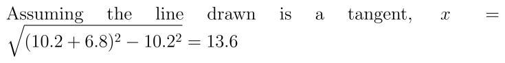 Pls help solve for x 10.2 , 6.8-example-1